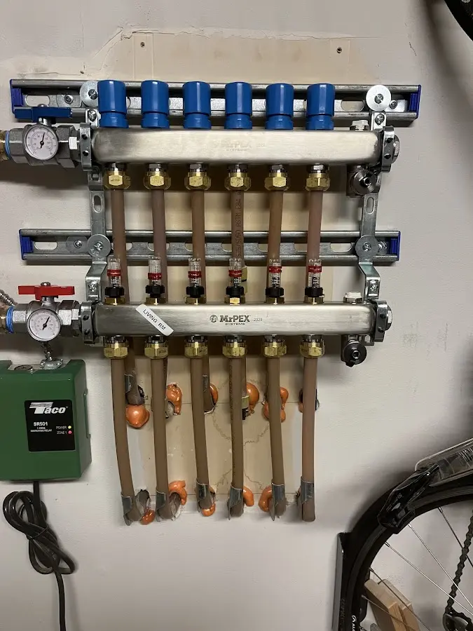 Plumber performing Leak Detection at a residential property in Ontario